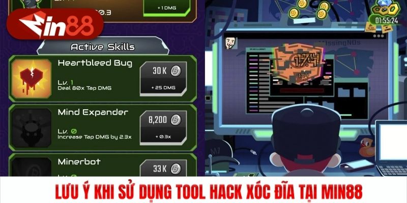 Lưu ý khi sử dụng tool hack xóc đĩa tại Min88